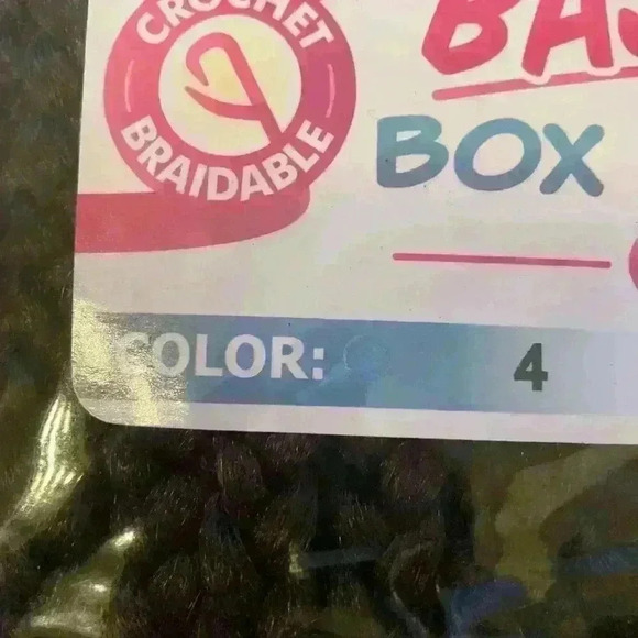 Urban Beauty Synthetic Bajan Braids 20 inches Color 4 Crochet Pre Made Loop with - Picture 7 of 11